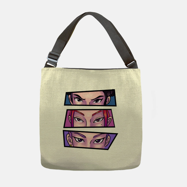 Kpop Eyes-None-Adjustable Tote-Bag-nickzzarto