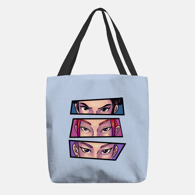 Kpop Eyes-None-Basic Tote-Bag-nickzzarto
