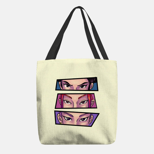 Kpop Eyes-None-Basic Tote-Bag-nickzzarto