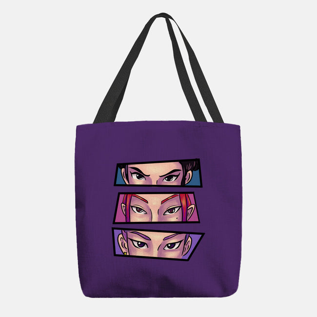Kpop Eyes-None-Basic Tote-Bag-nickzzarto