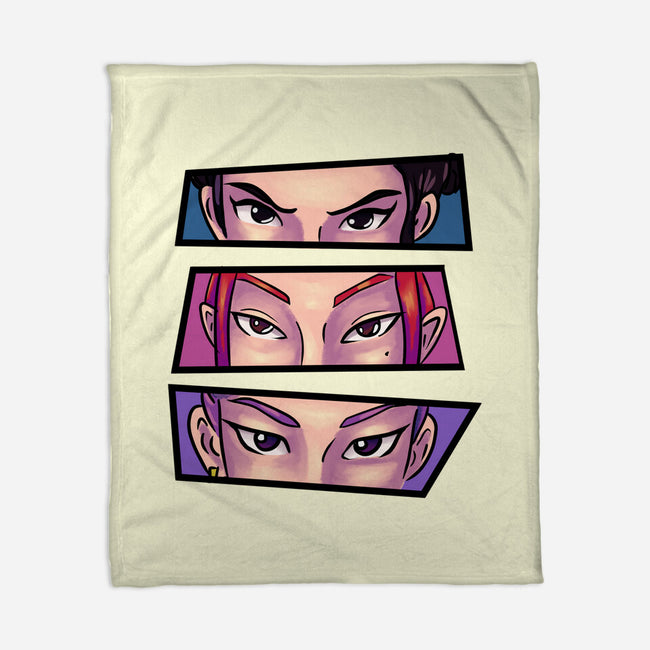 Kpop Eyes-None-Fleece-Blanket-nickzzarto