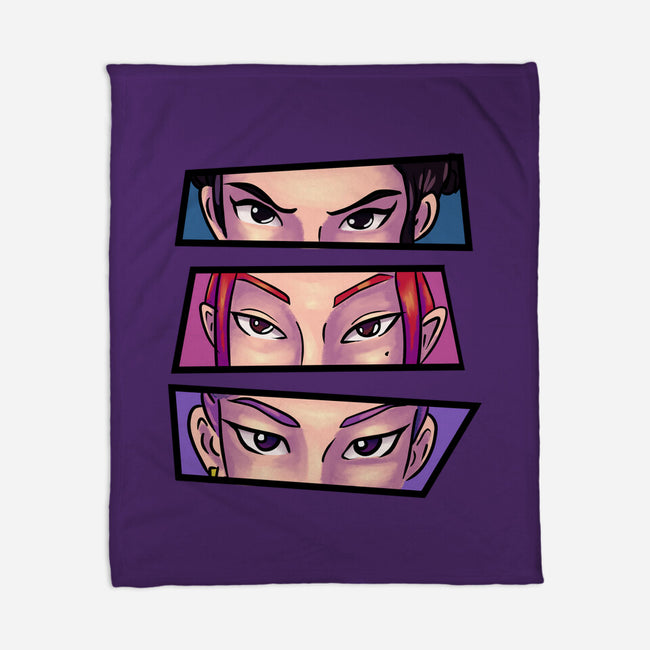 Kpop Eyes-None-Fleece-Blanket-nickzzarto