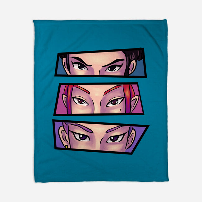 Kpop Eyes-None-Fleece-Blanket-nickzzarto