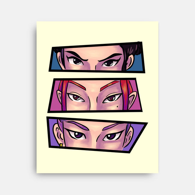 Kpop Eyes-None-Stretched-Canvas-nickzzarto