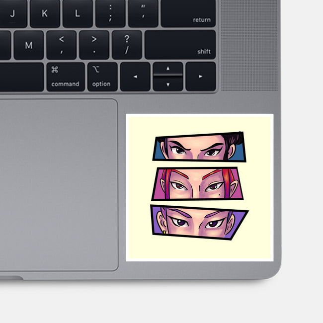 Kpop Eyes-None-Glossy-Sticker-nickzzarto