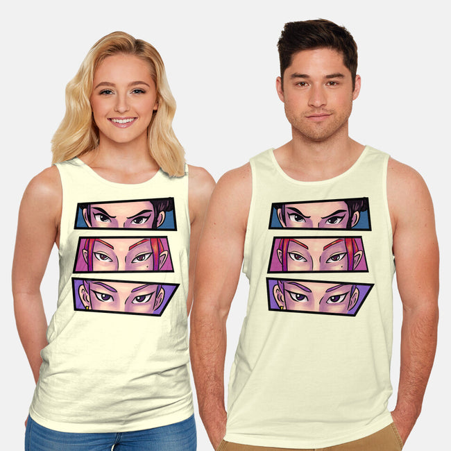 Kpop Eyes-Unisex-Basic-Tank-nickzzarto