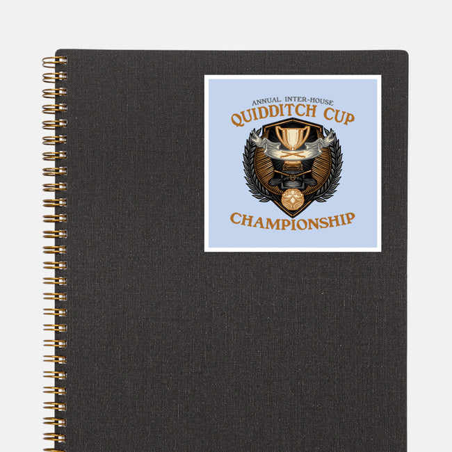 Quidditch Cup Championship-None-Glossy-Sticker-glitchygorilla
