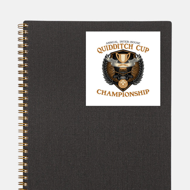 Quidditch Cup Championship-None-Glossy-Sticker-glitchygorilla