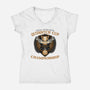 Quidditch Cup Championship-Womens-V-Neck-Tee-glitchygorilla