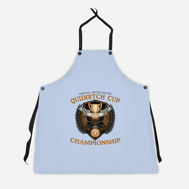 Quidditch Cup Championship-Unisex-Kitchen-Apron-glitchygorilla