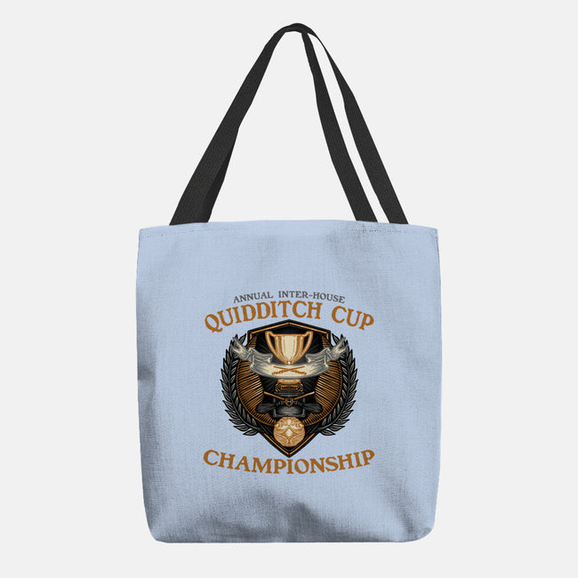 Quidditch Cup Championship-None-Basic Tote-Bag-glitchygorilla