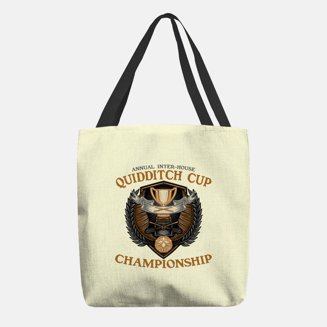 Quidditch Cup Championship-None-Basic Tote-Bag-glitchygorilla