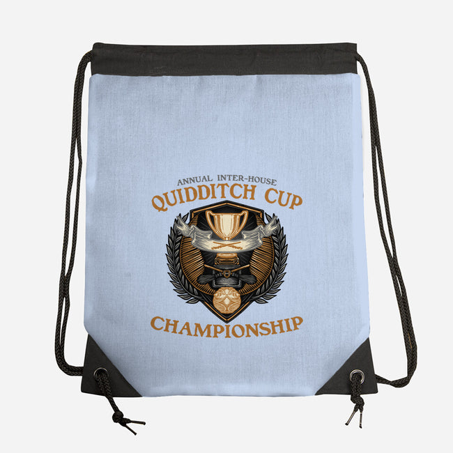Quidditch Cup Championship-None-Drawstring-Bag-glitchygorilla