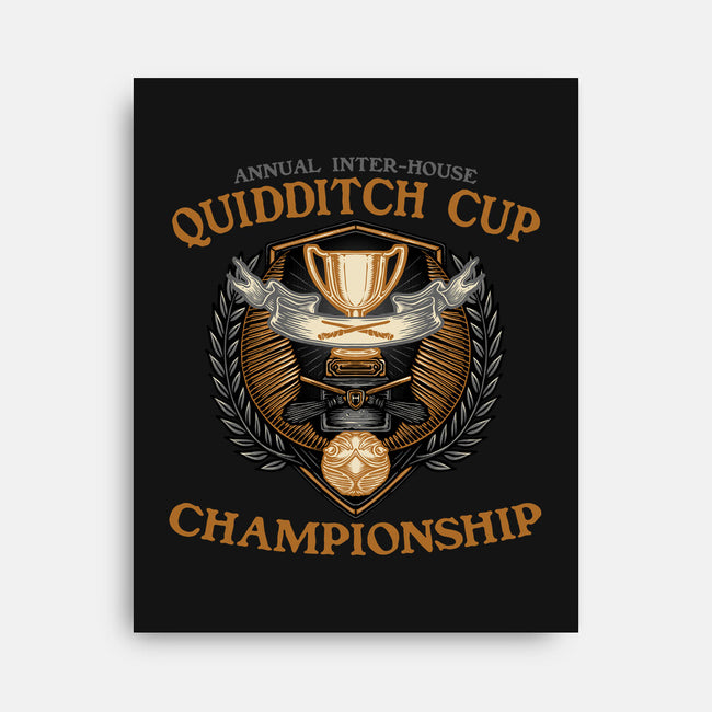 Quidditch Cup Championship-None-Stretched-Canvas-glitchygorilla