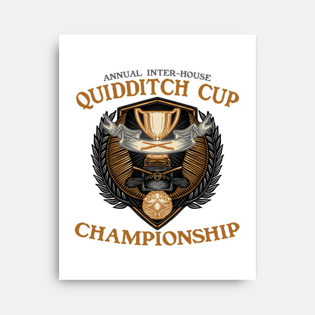 Quidditch Cup Championship-None-Stretched-Canvas-glitchygorilla