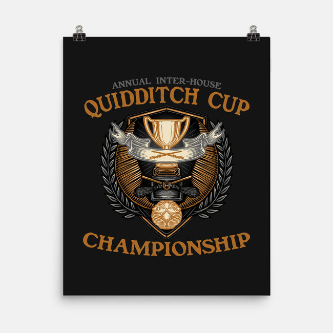 Quidditch Cup Championship-None-Matte-Poster-glitchygorilla