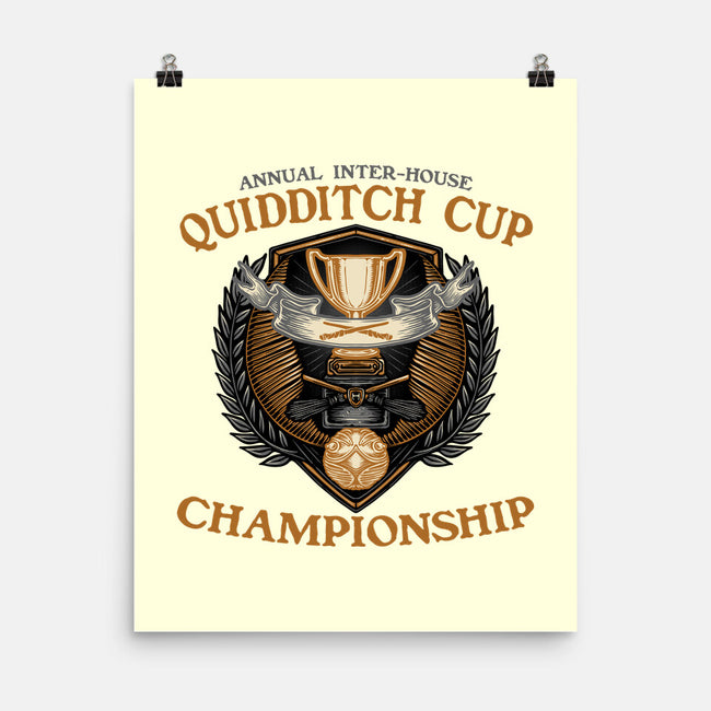 Quidditch Cup Championship-None-Matte-Poster-glitchygorilla