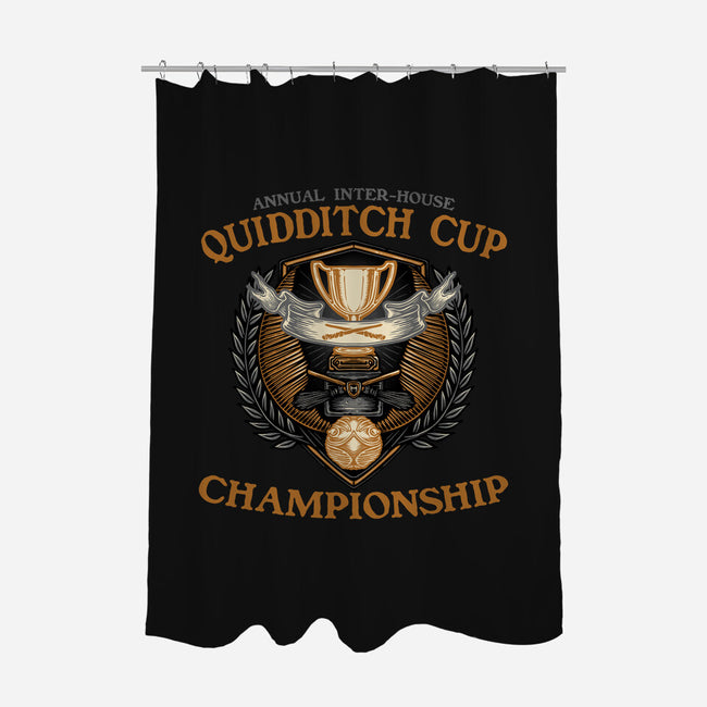 Quidditch Cup Championship-None-Polyester-Shower Curtain-glitchygorilla