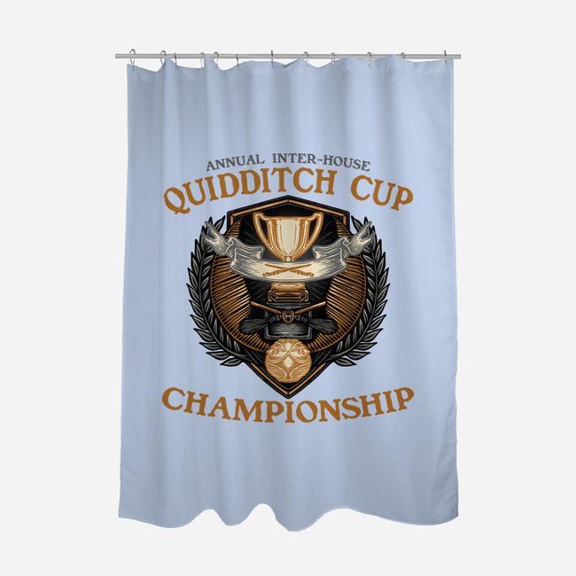 Quidditch Cup Championship-None-Polyester-Shower Curtain-glitchygorilla