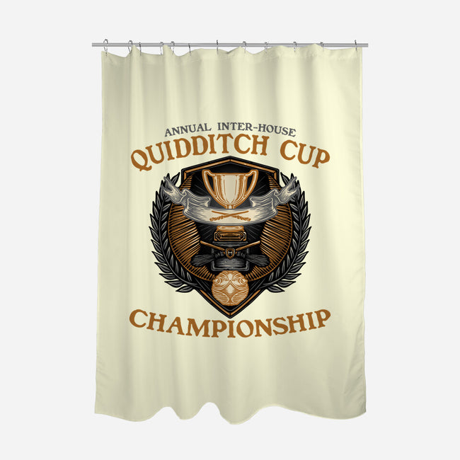 Quidditch Cup Championship-None-Polyester-Shower Curtain-glitchygorilla
