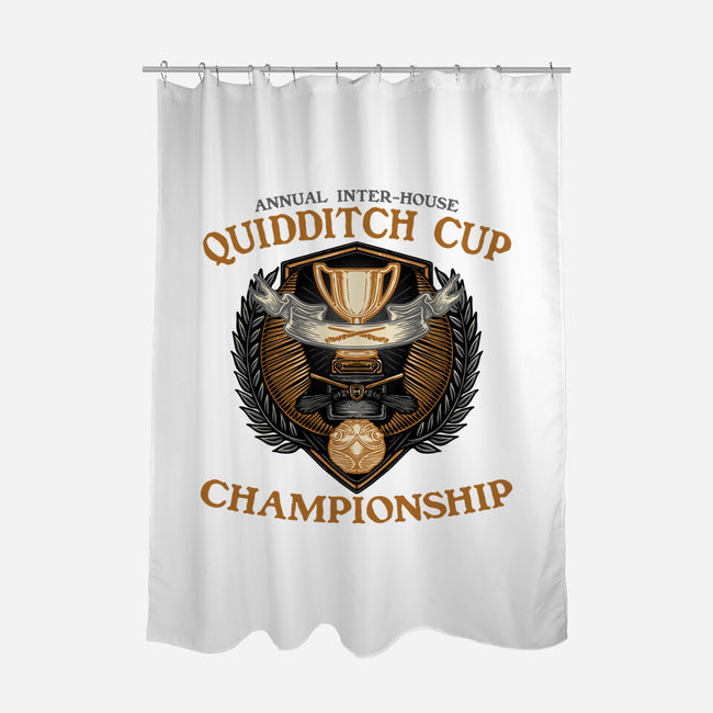 Quidditch Cup Championship-None-Polyester-Shower Curtain-glitchygorilla