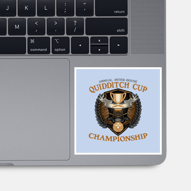 Quidditch Cup Championship-None-Glossy-Sticker-glitchygorilla
