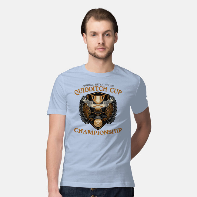 Quidditch Cup Championship-Mens-Premium-Tee-glitchygorilla