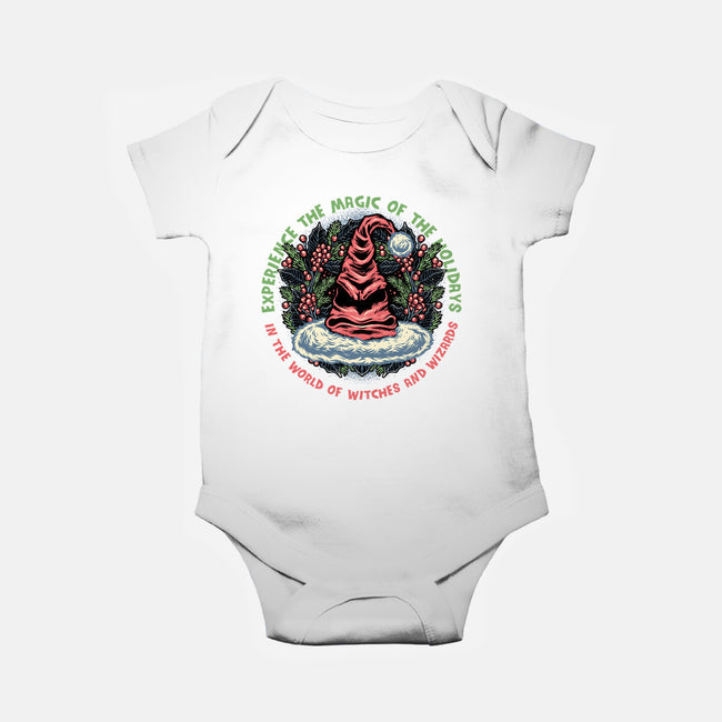 Magic Of The Holidays-Baby-Basic-Onesie-glitchygorilla