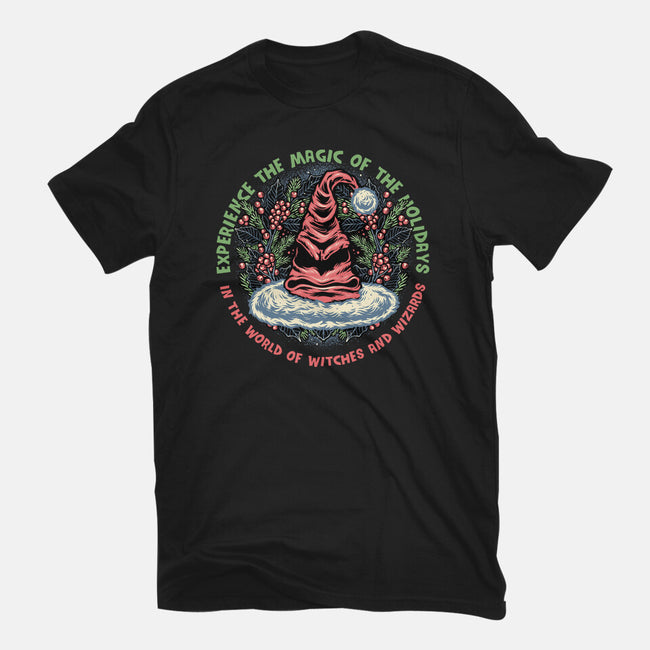 Magic Of The Holidays-Womens-Basic-Tee-glitchygorilla