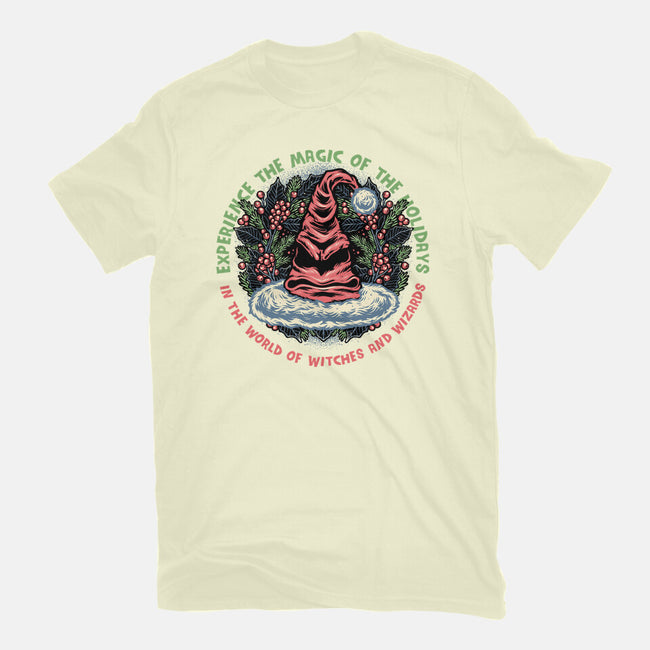 Magic Of The Holidays-Mens-Basic-Tee-glitchygorilla