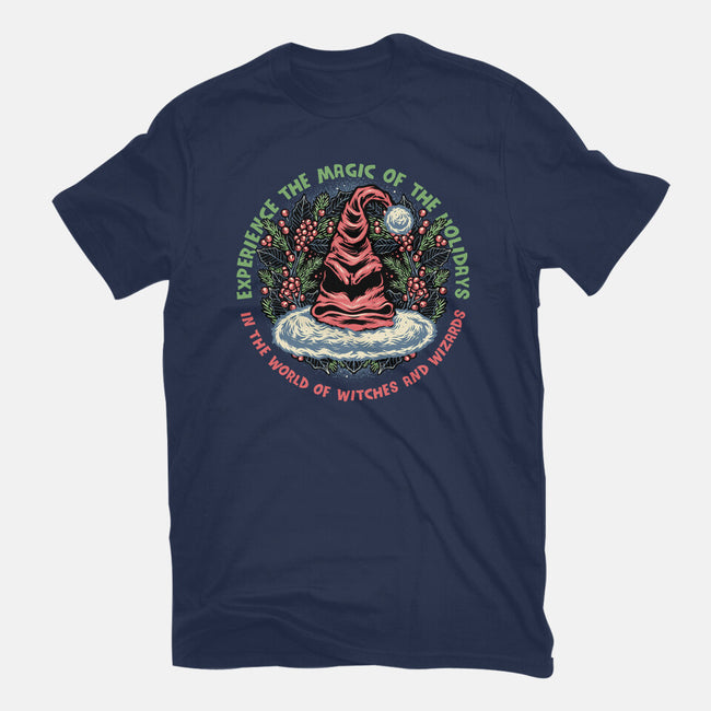 Magic Of The Holidays-Mens-Basic-Tee-glitchygorilla