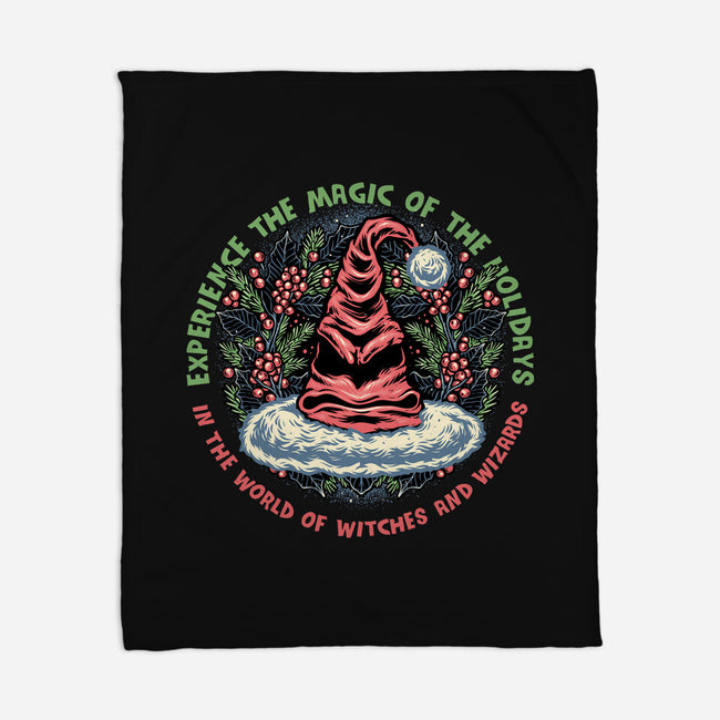 Magic Of The Holidays-None-Fleece-Blanket-glitchygorilla