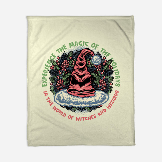 Magic Of The Holidays-None-Fleece-Blanket-glitchygorilla