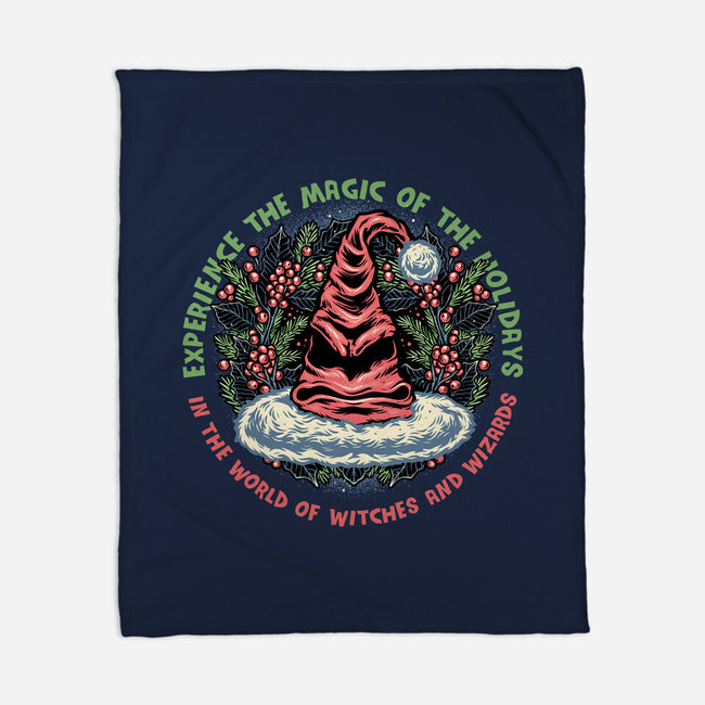 Magic Of The Holidays-None-Fleece-Blanket-glitchygorilla