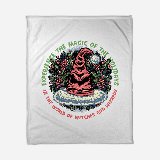 Magic Of The Holidays-None-Fleece-Blanket-glitchygorilla