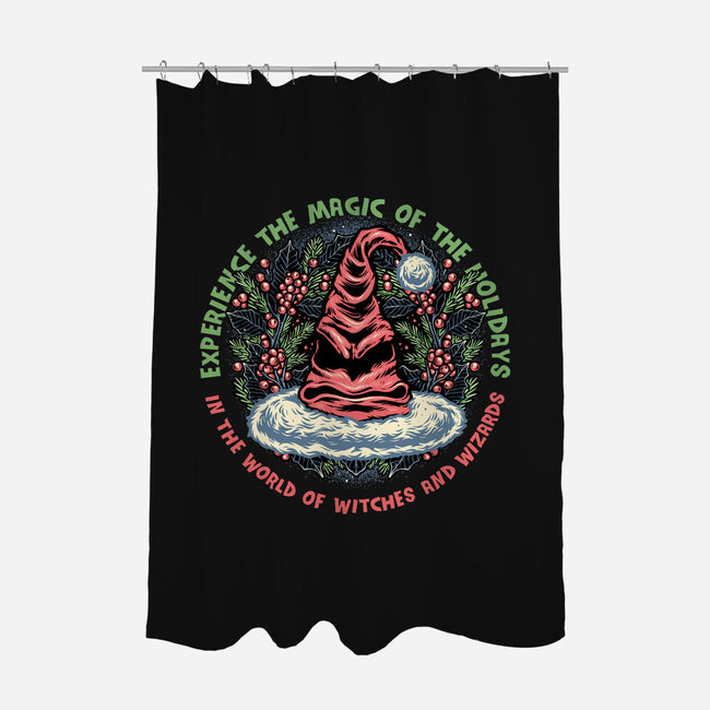 Magic Of The Holidays-None-Polyester-Shower Curtain-glitchygorilla