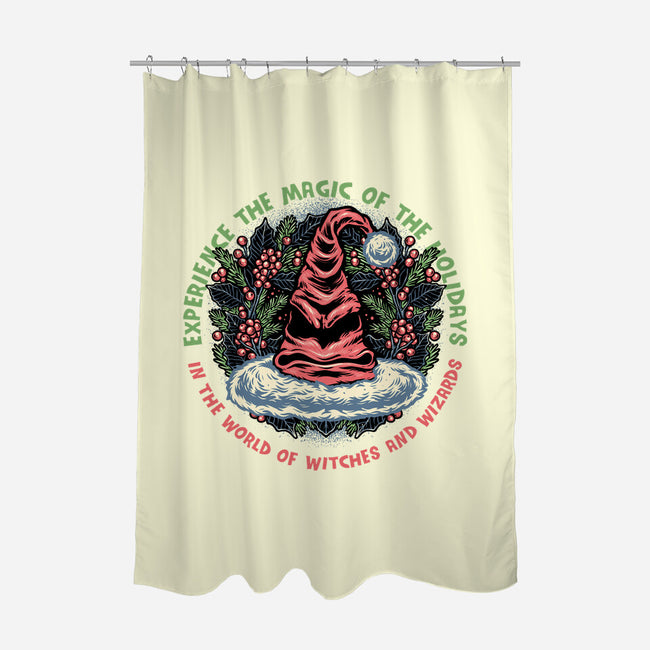 Magic Of The Holidays-None-Polyester-Shower Curtain-glitchygorilla