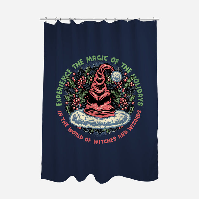 Magic Of The Holidays-None-Polyester-Shower Curtain-glitchygorilla