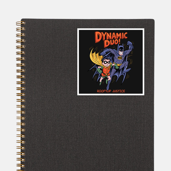 Dynamic Duo-None-Glossy-Sticker-P1yu5h
