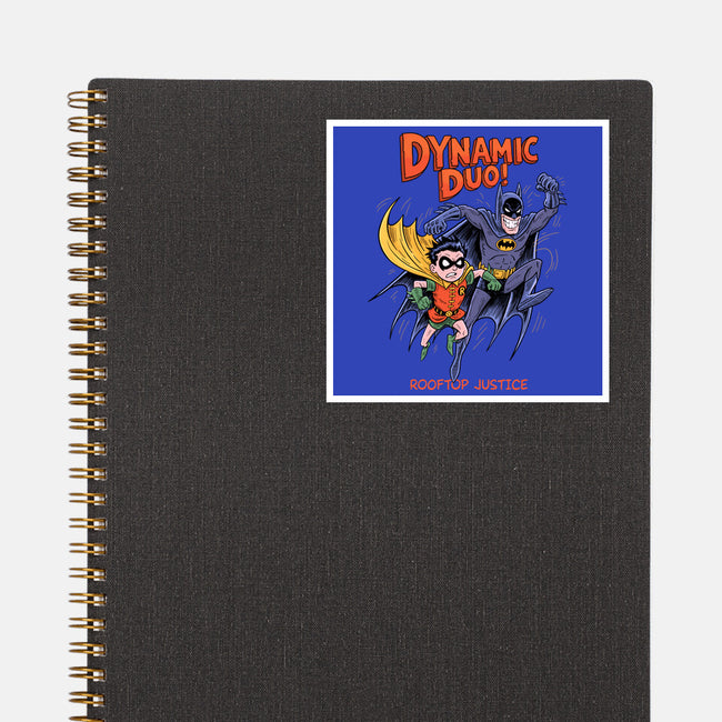 Dynamic Duo-None-Glossy-Sticker-P1yu5h
