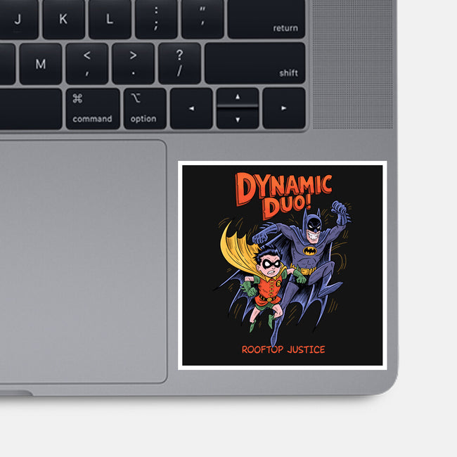 Dynamic Duo-None-Glossy-Sticker-P1yu5h