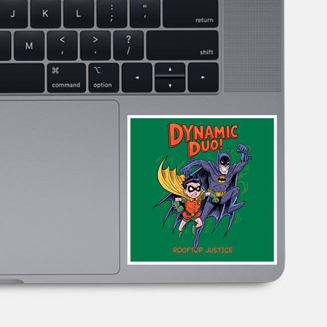 Dynamic Duo-None-Glossy-Sticker-P1yu5h