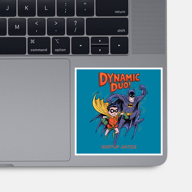Dynamic Duo-None-Glossy-Sticker-P1yu5h