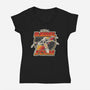 The Rebel Scum-Womens-V-Neck-Tee-SuperEdu