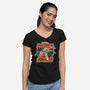 The Rebel Scum-Womens-V-Neck-Tee-SuperEdu
