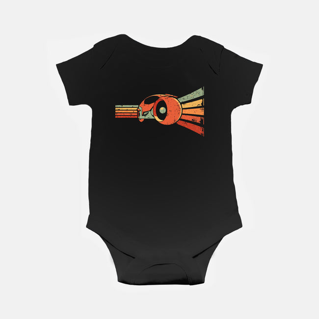 Vintage Grid-Baby-Basic-Onesie-retrodivision