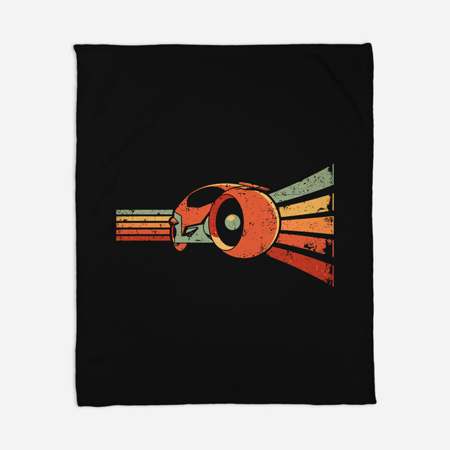 Vintage Grid-None-Fleece-Blanket-retrodivision