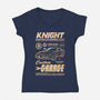 Vintage Rider-Womens-V-Neck-Tee-retrodivision
