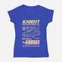 Vintage Rider-Womens-V-Neck-Tee-retrodivision
