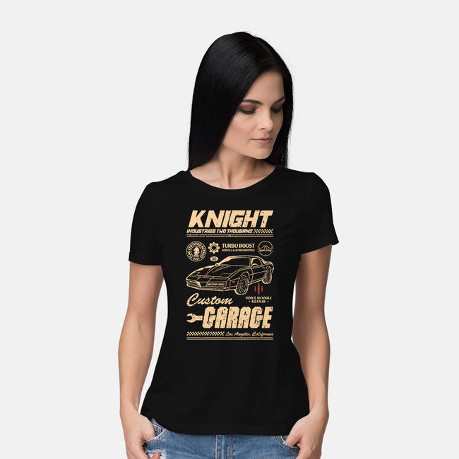 Vintage Rider-Womens-Basic-Tee-retrodivision